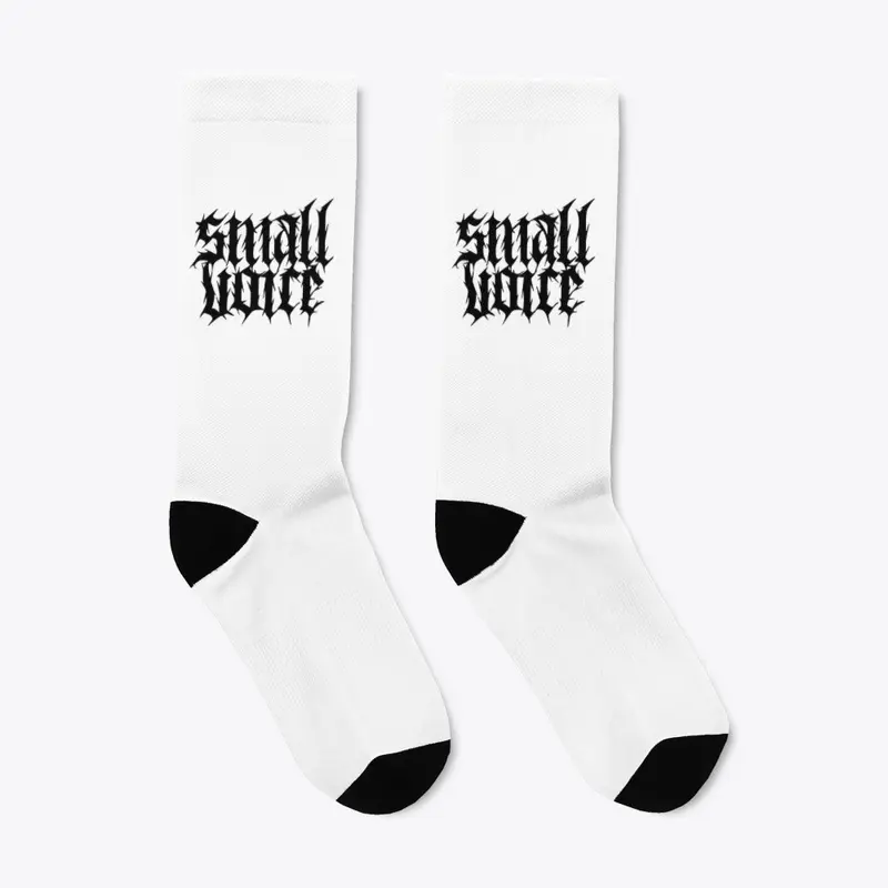 Small Voice Socks White 